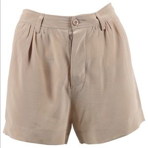 Miu Miu silk shorts